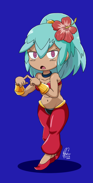 Beach-hime as Shantae (1) [PORTRAIT]