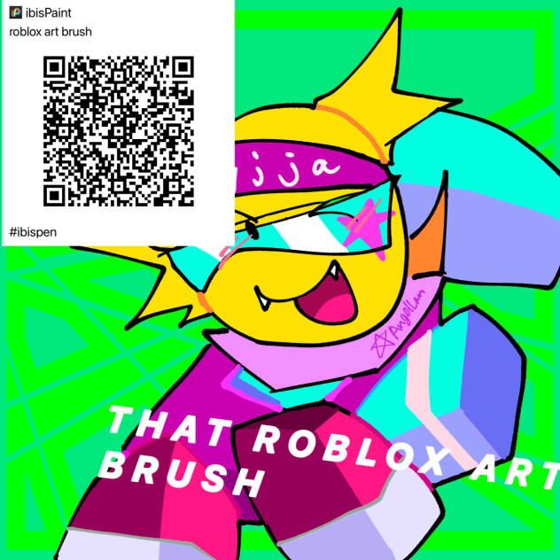 That’s Roblox art brush