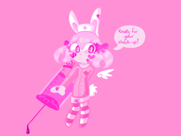 Pink Bunny Nurse 🩷🐇🩹