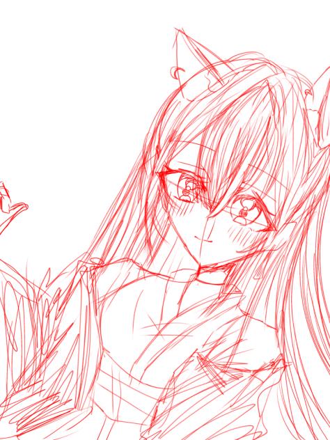 落書き　線画行く気配なし