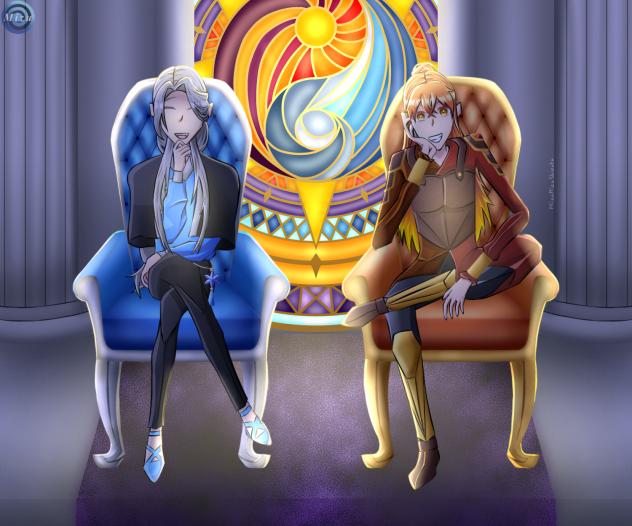 The two thrones