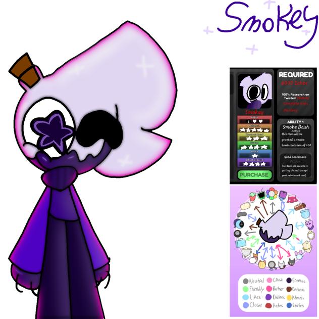 Smokey The Smoke Bomb (concept art)