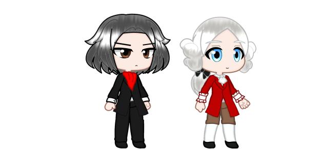 Beethoven and Mozart