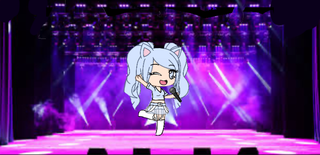 Kaitlin’s singing and singing away!