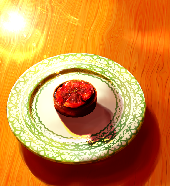 オレンジチョコタルト