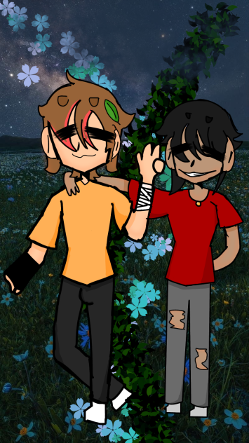 In the garden