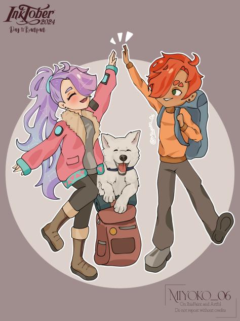 Inktober Day 1- Backpack