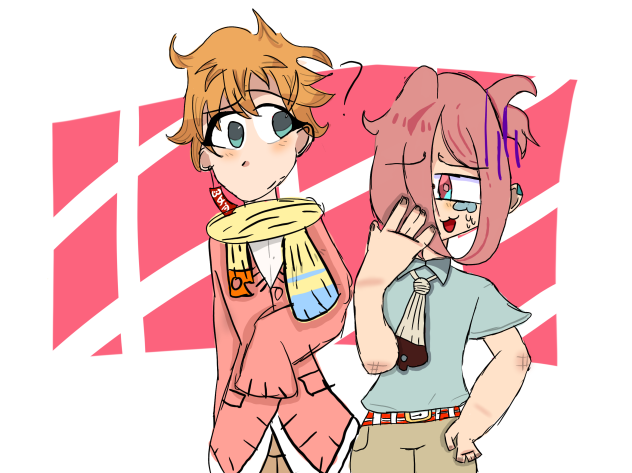 kou and mitsuba swap outfits
