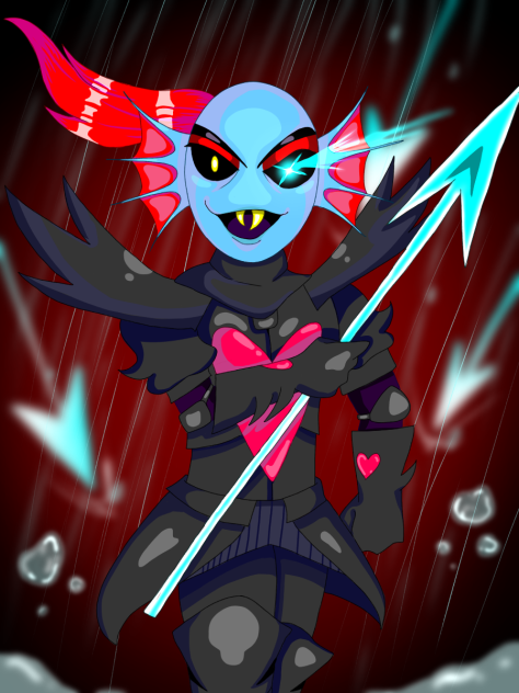 UNDYNE(アニメ塗り風)