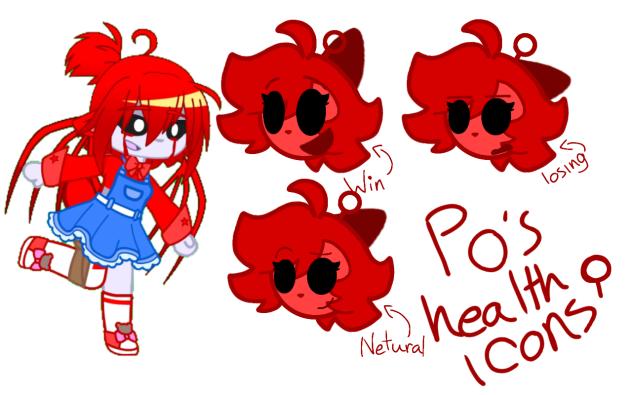 Po's Health icons FNF