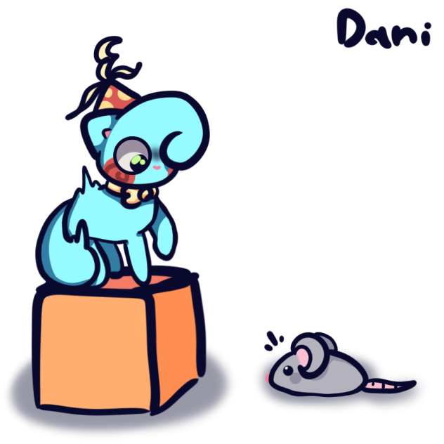 Cyan asustado xc