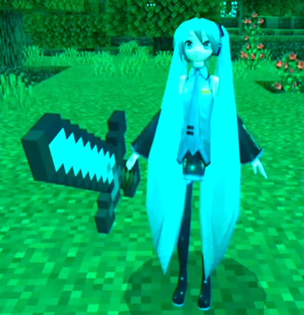 Hatsune miku blue version