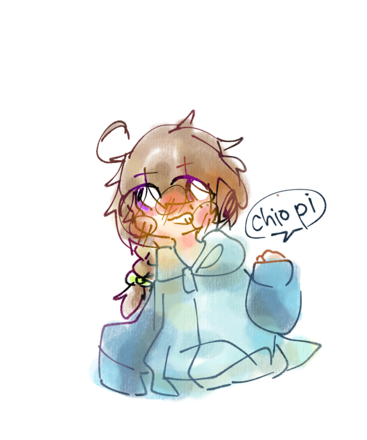 ペンで描くと絵柄変わるね(？)