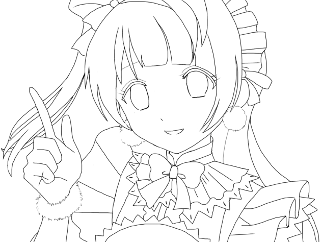 線画(ことり)