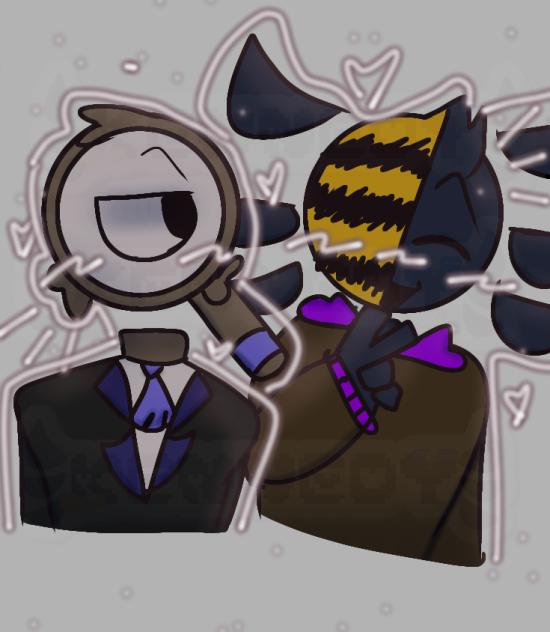 the detective and his partner!