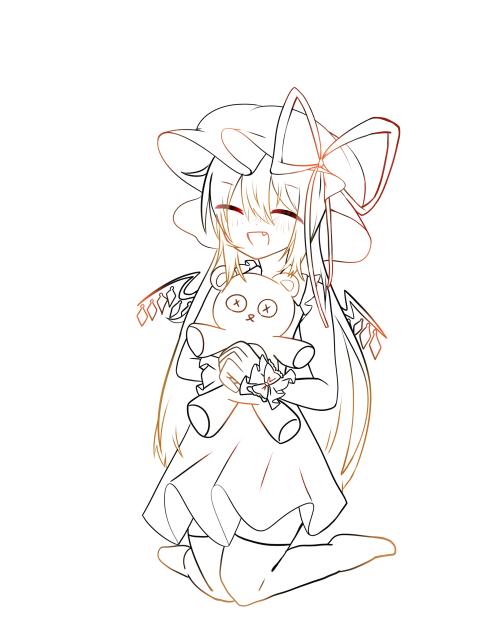 ふらーん！　線画