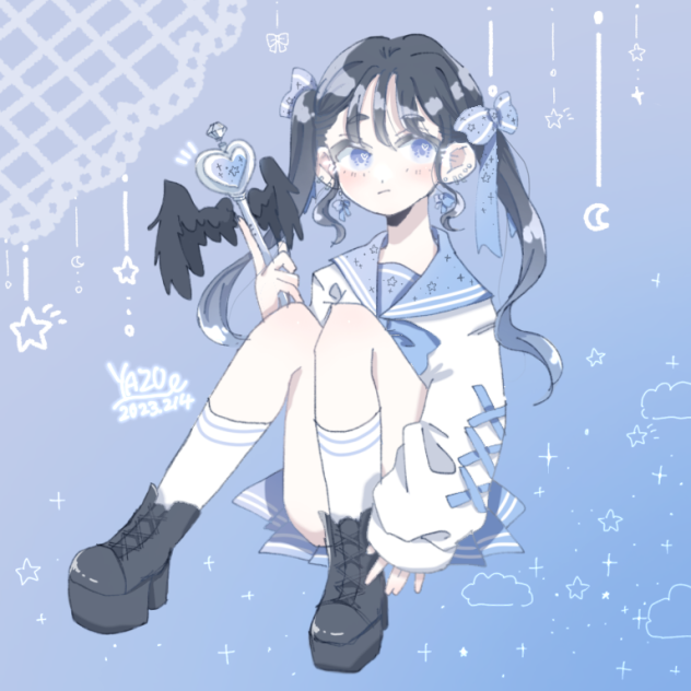 線画塗りました！