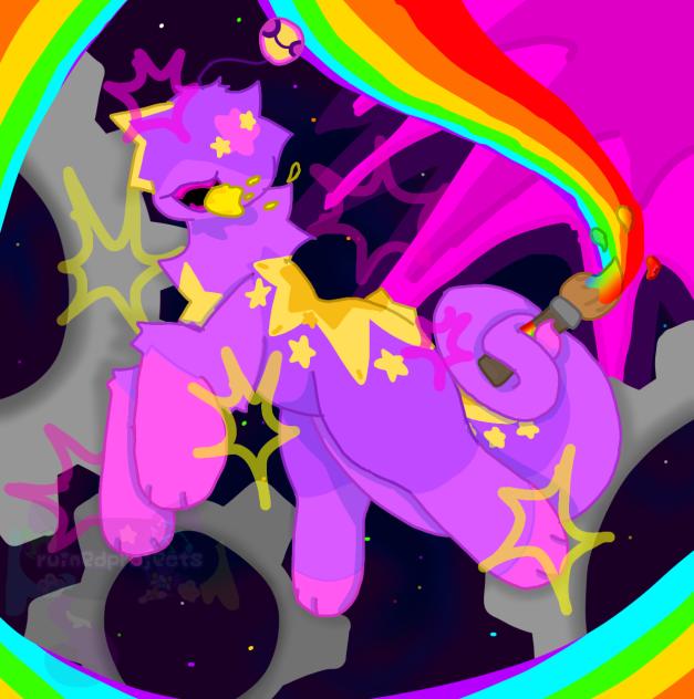 Painting Rainbows In Space