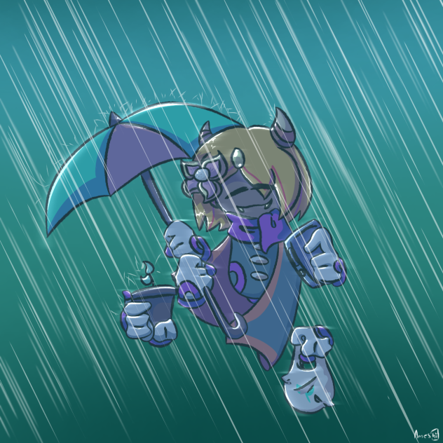 Weranza in rain