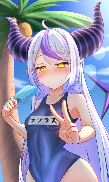 水着ラプ様💜🛸