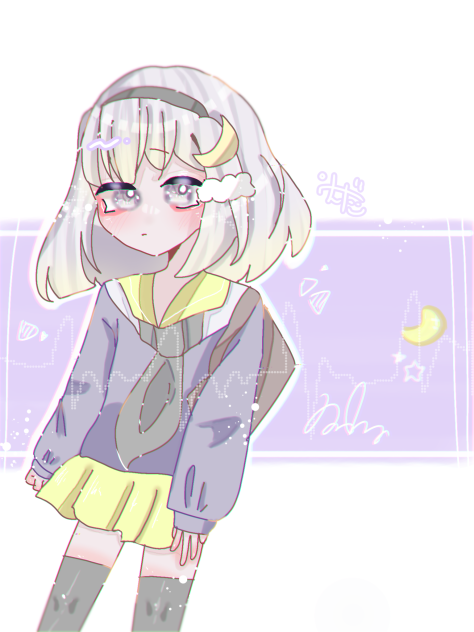 月と星と。
