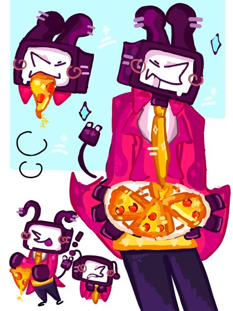 tenna brought pizza for you!!