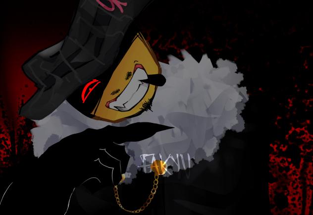 Evil mafioso oooooo scary