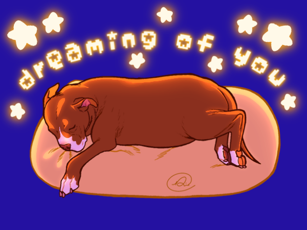 Dreaming sticker