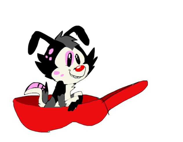 Wakko 🩷 Plum 🟰 Lil Mutant (Wakko Jr.)