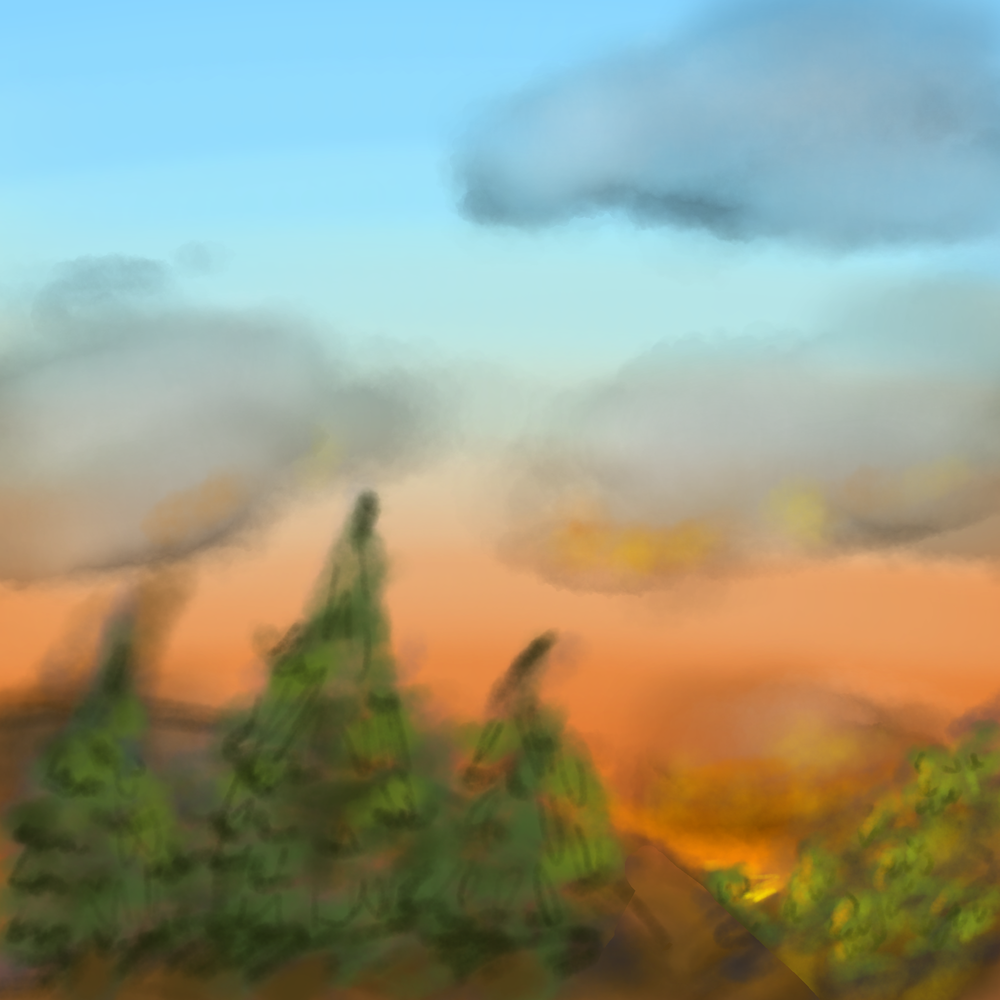 Outside in sweden - ibisPaint