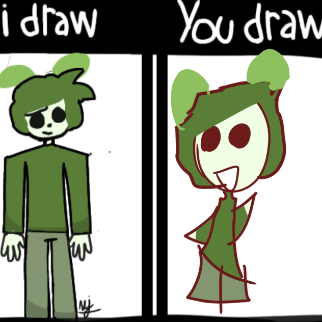 i draw your draw me quedo feito •^•