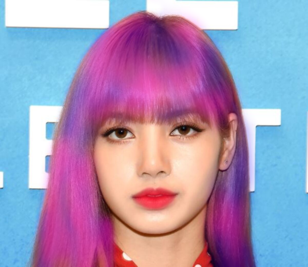 Lisa blue and pink hair