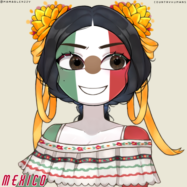 Mexico (Female) - Countryhumans