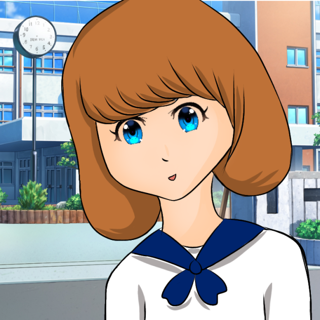 Anime School Girl - ibisPaint