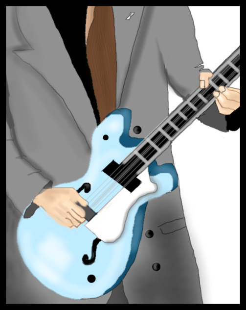 Blue guitar - ibisPaint