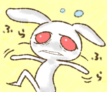 疲労困ぱいうさぎ