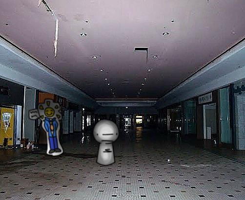 Empty mall