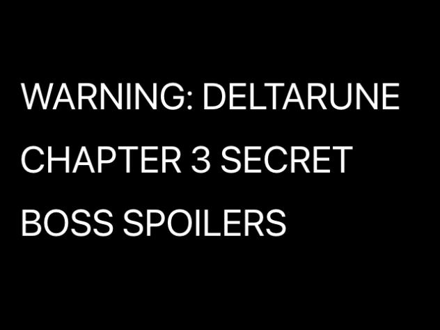 Deltarune Chapter 3 secret boss fnf