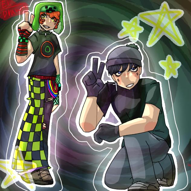 Scene Kyle and goth Stan! - ibisPaint