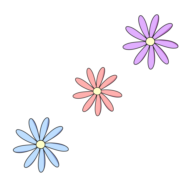 flowers stickers