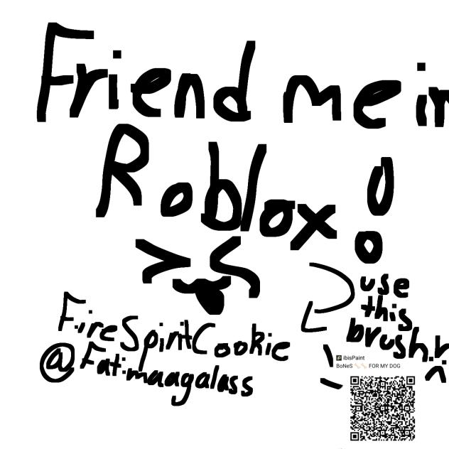 friend me with code qr pen hehe