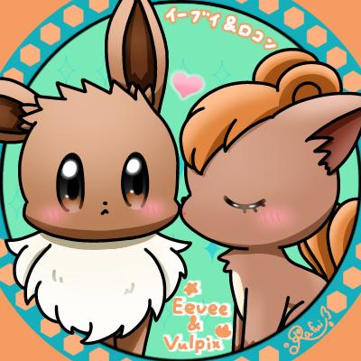 ④イーブイ&ロコン