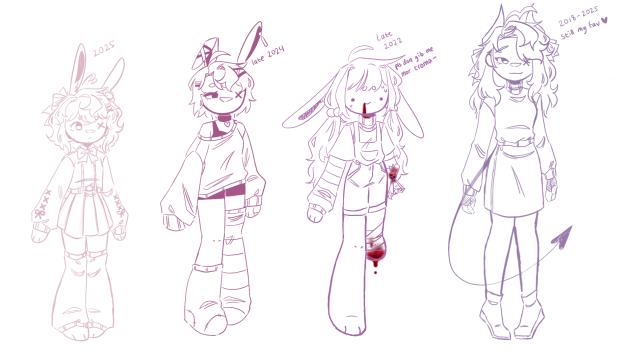 my ocpersona over the years