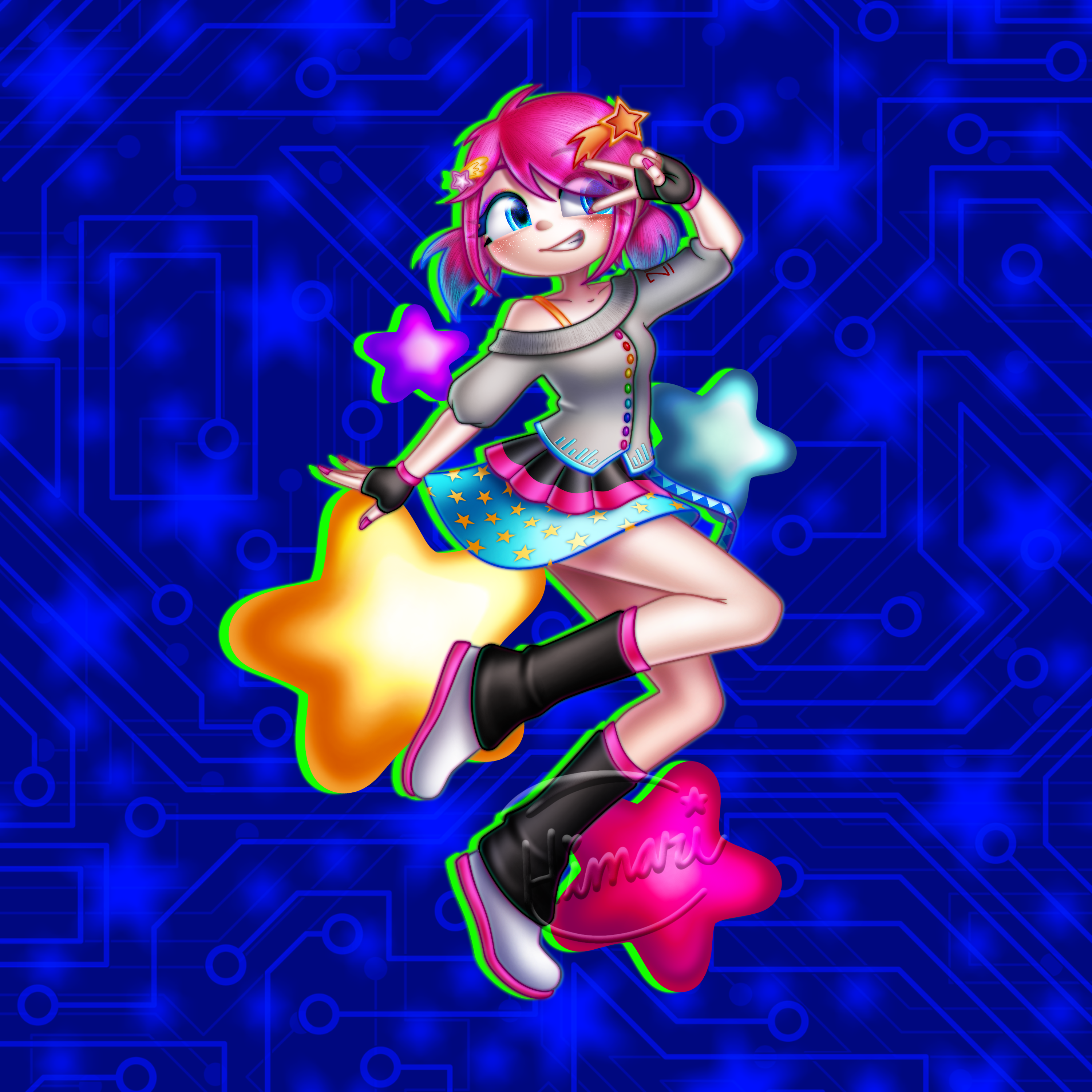 Yuko 2nd anniversary A - ibisPaint