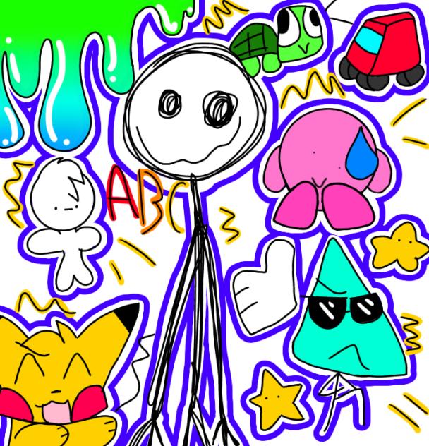 Crowded and fun poster =3