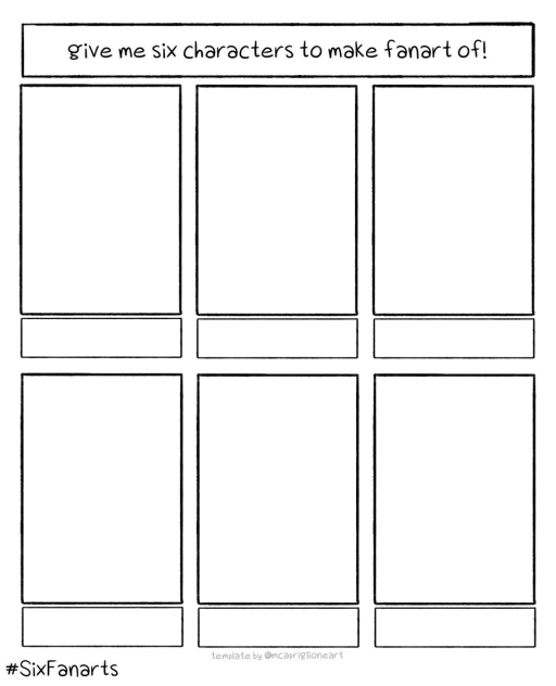 y'all, give me characters to draw.