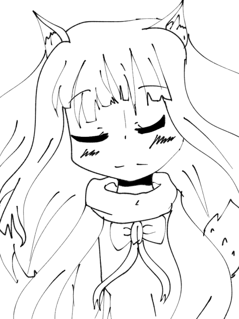 星に願いを込めて 線画