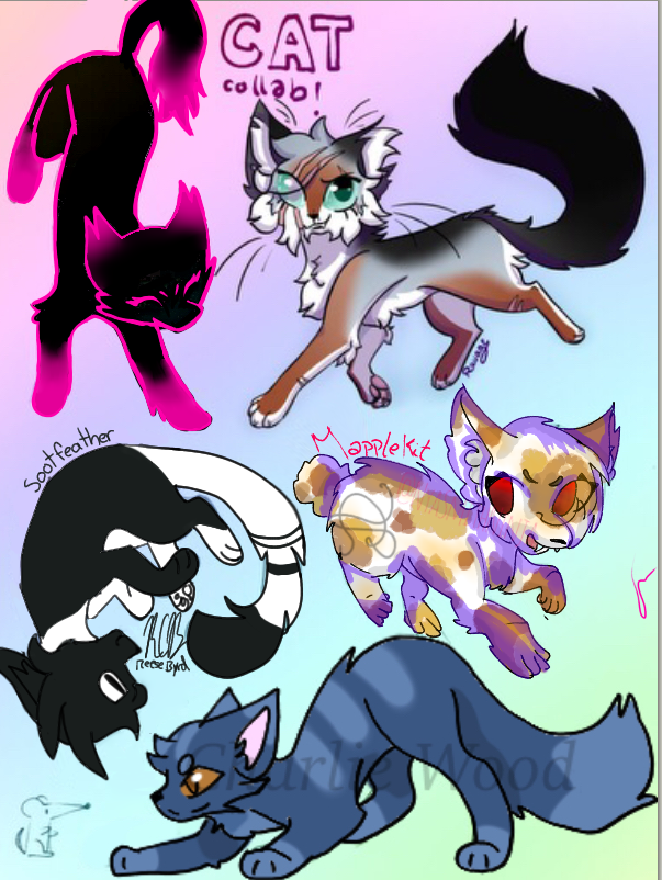cat collab - ibisPaint