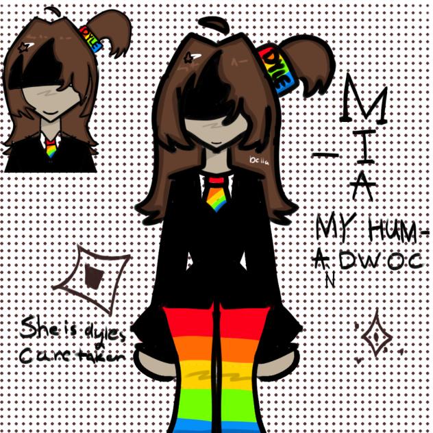 Mia my HUMAN DANDYS WORLD OC - ibisPaint
