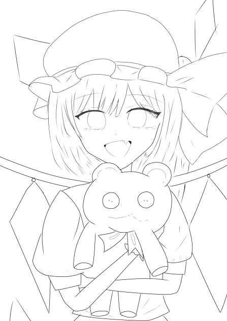 フランちゃんの線画